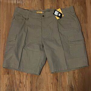 Noble Outfitters Men's FullFlexx Hammer Drill Canvas Cargo Short Khaki 44